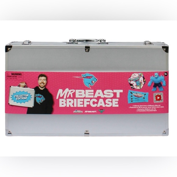 MrBeast Collector Edition Briefcase with Feastables Chocolate and Beast Lab Toy - Picture 1 of 7